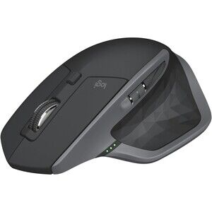 Logitech MX Master 2S Wireless 2.40 GHz 4000 dpi 7 Button Mouse - Graphite Hyper
